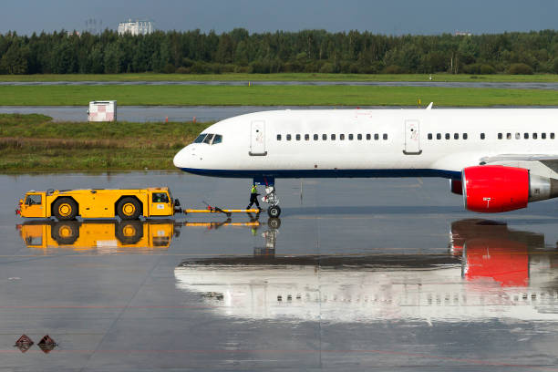 istock The plane is at Pulkovo airport. 1360497752