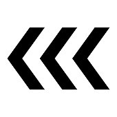 istock Chevron arrow icon. Simple badges patch pointers for chevron ui stock illustration 1360502297