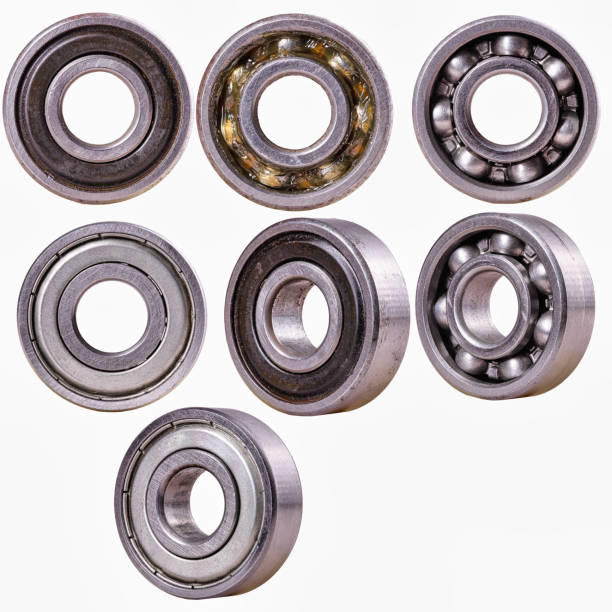 istock Metal bearings for mechanical devices. 1360512374