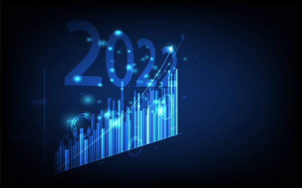 istock business background 2022 year, graph financial with social network diagram concept, futuristic digital innovation background vector illustration 1360516528