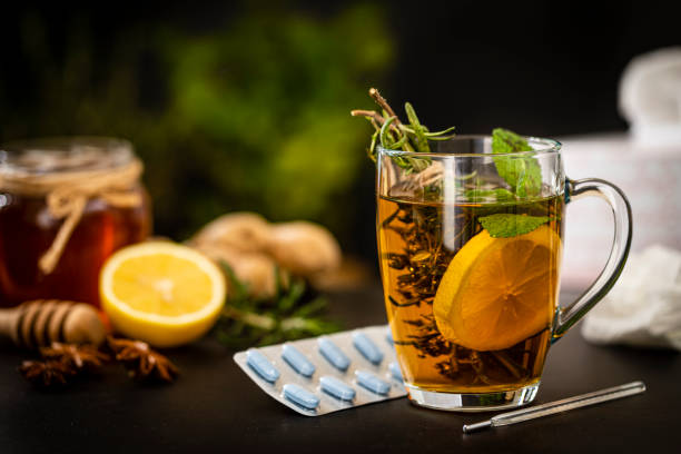 istock Hot infusion to relieve cold symptoms 1360516950