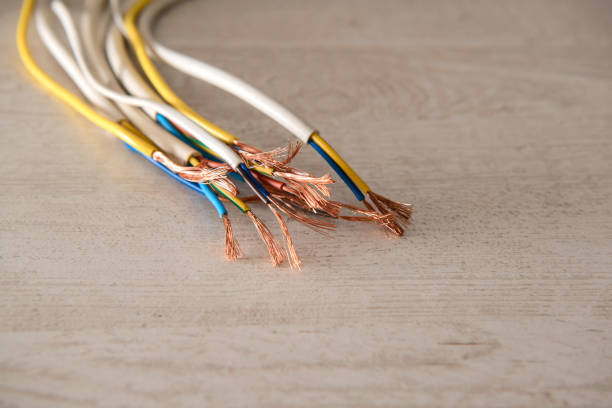 istock Concept of bare wires. 1360522780