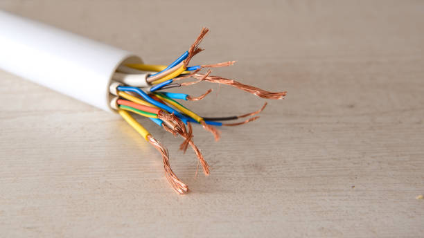 istock Concept of bare wires. 1360522812