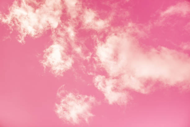 istock Background abstraction blurred pink clouds and sky. 1360527767
