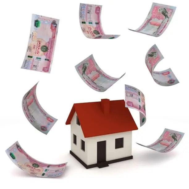 UAE dirham money house rental real estate