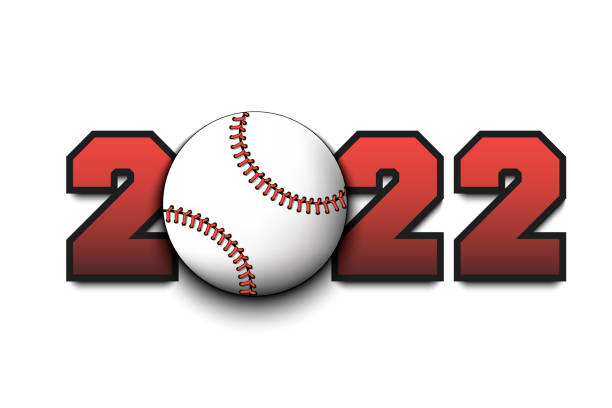 istock Happy New Year 2022 and baseball ball 1360531582