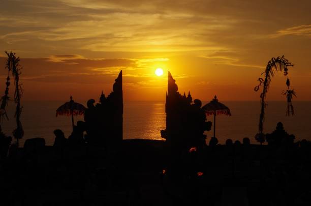 istock Tropical sunset／Bali landscape 1360534225