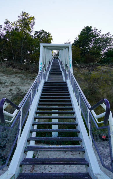 Stairs to the beach on Usedom.