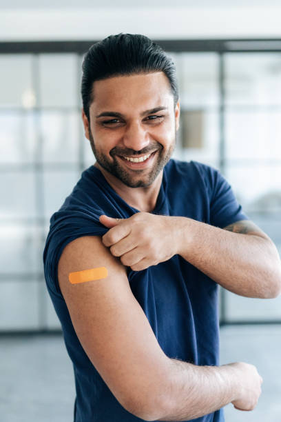 istock Vaccinated with Covid-19 vaccine 1360562800