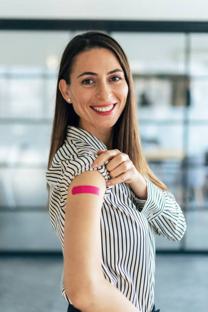 istock Vaccinated with Covid-19 vaccine 1360562805