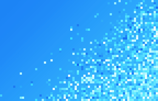 Pixel water wave background.