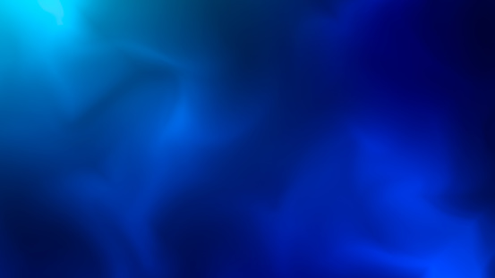 Blue neon color gradient horizontal background with copy space.