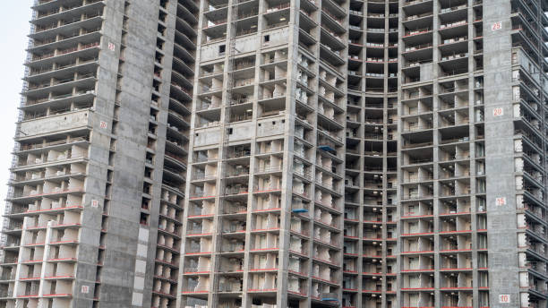 istock View of multi story building construction in qatar 1360572532