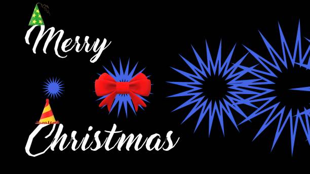 istock space theme with blue sun shapes for Christmas celebration 1360573132