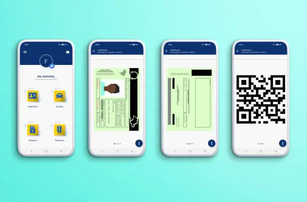 Photo of Driver license of Brazil app CNH Digital e-CNH