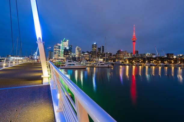 istock Auckland skyline expressing natural beauty. 1360586618