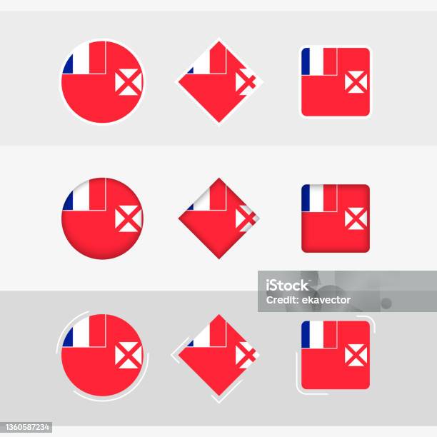 ウォリスとフツナフラグアイコンセットウォリスとフツナのベクトル旗 アイコンのベクターアート素材や画像を多数ご用意 アイコン, アイコン