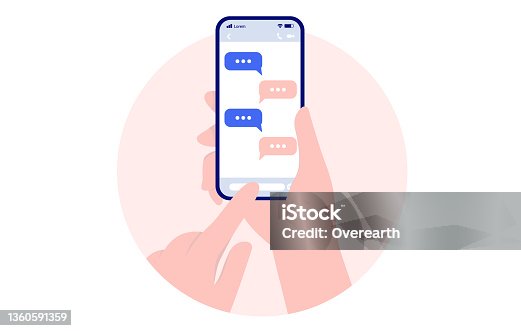 istock Texting on mobile phone 1360591359