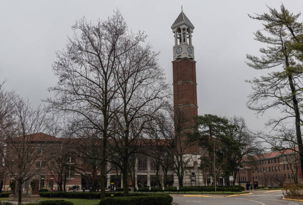 March and the snow still lingers - an empty Purdue University Campus as the students had already left due to Covid - 5 months ago...