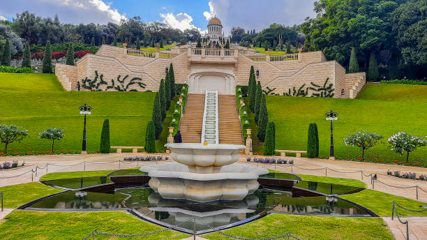 istock Beautiful Bahai garden in Haifa 1360591551