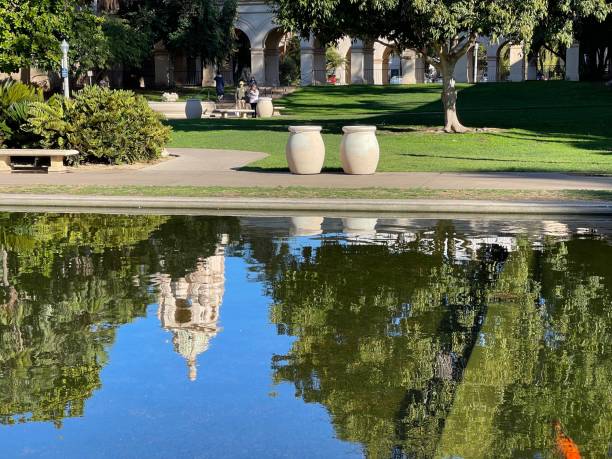 istock Cityscape reflected in the water 1360599127