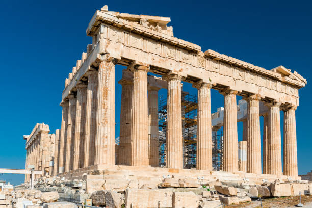 istock Parthenon temple in Acropolis at Athens, Greece 1360599804