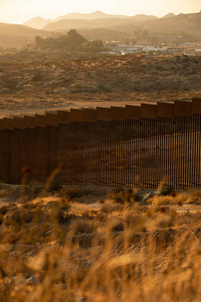 istock USA Mexico Border Wall 1360607450