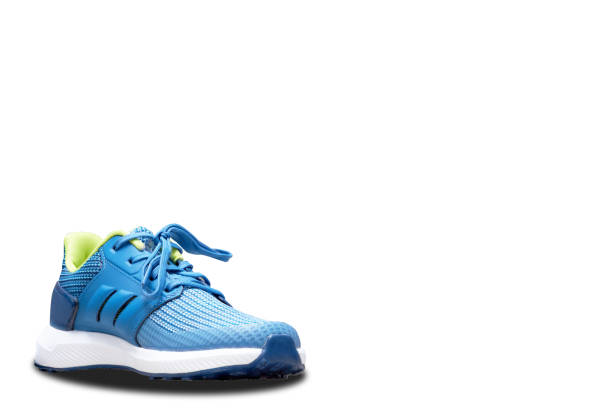istock blue  sport shoes  on white isolated background 1360616162
