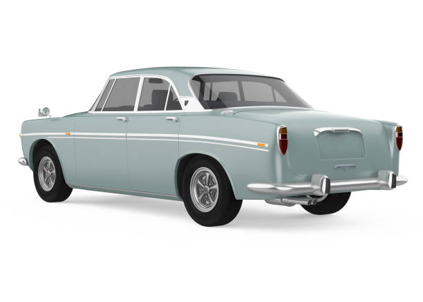 istock Vintage Car Isolated 1360623244