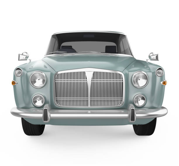 istock Vintage Car Isolated 1360623260