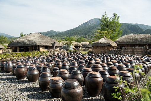 Antique jars of Suncheon Nagan Folk Village