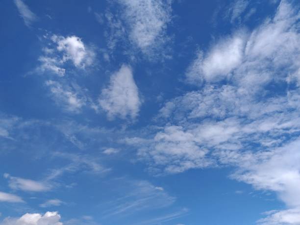 istock White clouds and clear blue sky during the day 1360636408