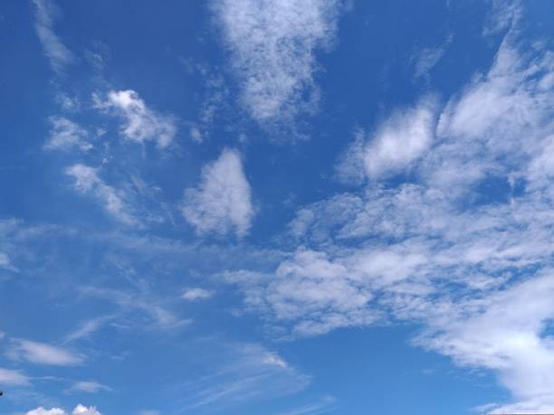 istock White clouds and clear blue sky during the day 1360636418