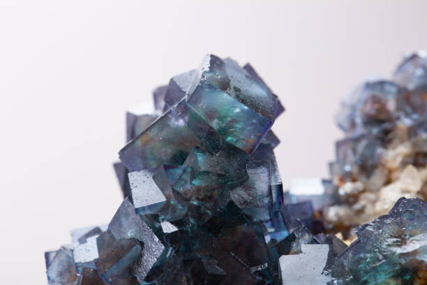 istock fluorite mineral specimen stone rock geology gem crystal 1360641020
