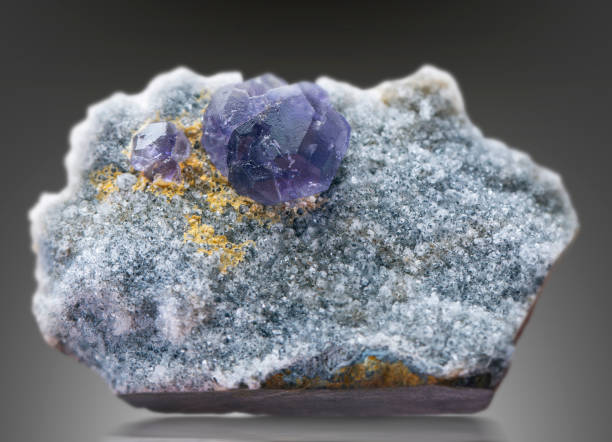 istock fluorite mineral specimen stone rock geology gem crystal 1360641823