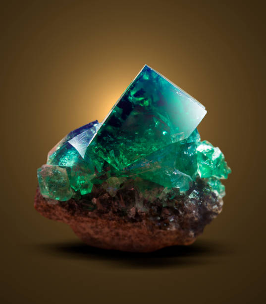 istock fluorite mineral specimen stone rock geology gem crystal 1360641878