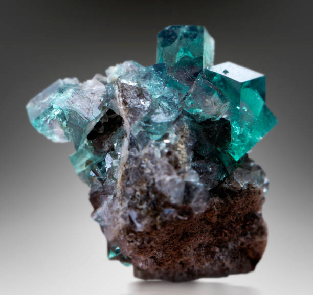 istock fluorite mineral specimen stone rock geology gem crystal 1360642809