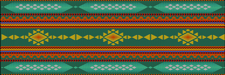 Pattern, ornament,  tracery, mosaic ethnic, folk, national, geometric  for fabric, interior, ceramic, furniture in the Latin American style.