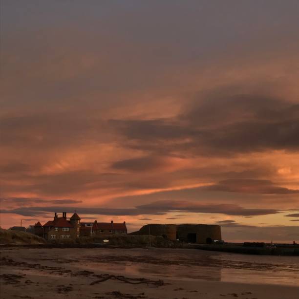 istock Sunset at Beadnell, Northumberland 1360658062