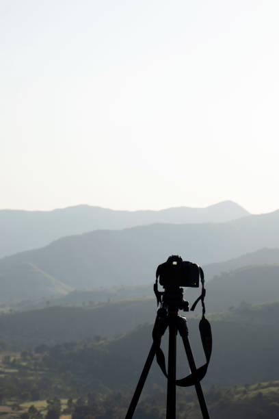 istock Camera pointing towards the Misty Sahyadri mountains. 1360658093