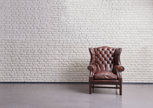 istock modern home interior study room with white brick wall and old suitcase 1360661446