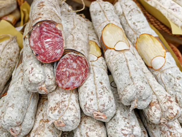 istock sliced italian salame close up shot 1360661576