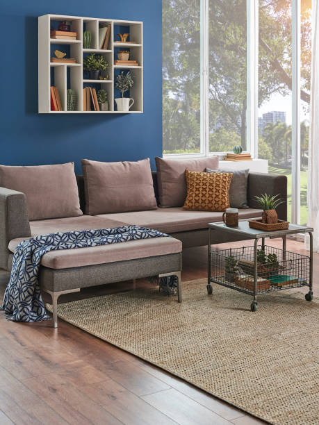 istock home modern home office and decorative living room style. 1360666961