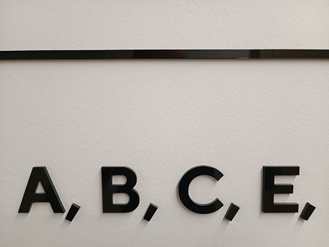 Letras A B C E photo