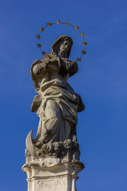 istock Stone sculpture in Buchach, Ukraine. Written by Pinzel 1360669872