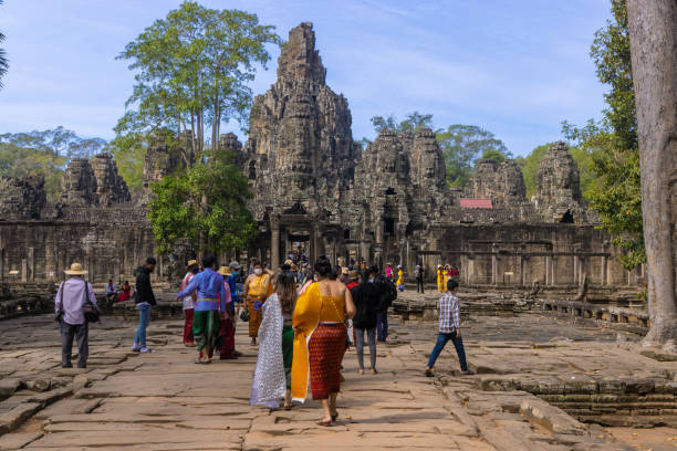 istock Bayon Temple in Angkor complex, Cambodia 1360669931