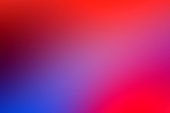 Blurred abstract red blue gradient color transit colourful frosted glass effect background