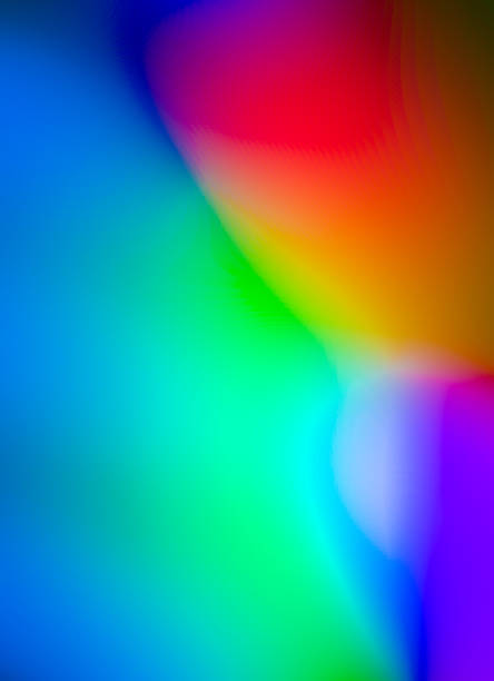 istock Blurred abstract red blue green rgb gamut gradient color transition background 1360677201