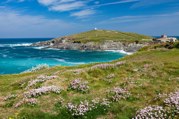 istock Little Fistral Beach Newquay Cornwall 1360680242