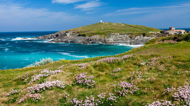 istock Little Fistral Beach Newquay Cornwall 1360680264